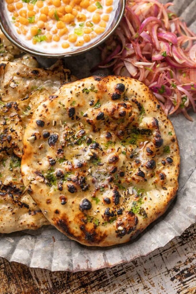 garlic cheese kulcha