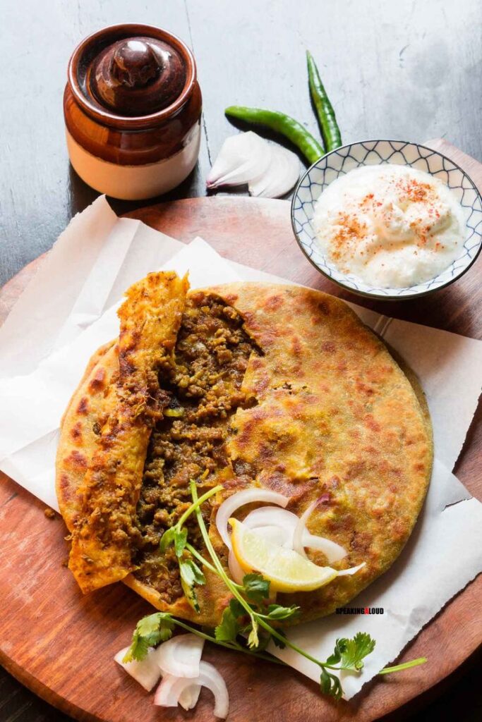 stuffed keema parantha recipe easy parantha…